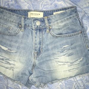 Ripped Pacsun Jean Shorts